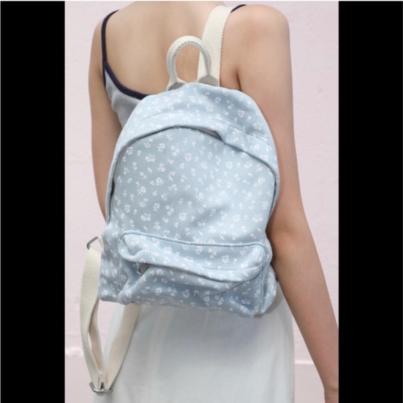Brandy Melville Bags Brandy Melville Mini Blue White Floral